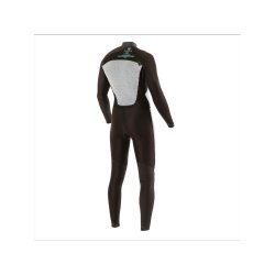 VISSLA 7 SEAS 5.4mm Neopren Wetsuit Fullsuit mit Chest Zip in schwarz