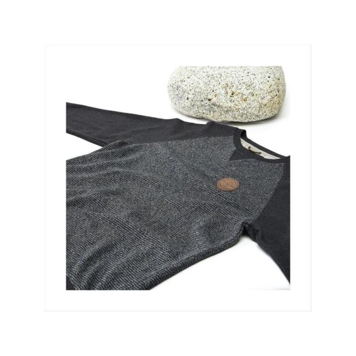 HIPPYTREE] Ballard Sweatshirt Pullover in grau schwarz